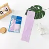 Manga de hielo para protección solar de verano, engrosada, larga, para ciclismo, color liso, con correa para el dedo, unisex, para estudiantes, manga de protección UV