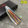 8cm Nueva Tapa Metálica Peep Toe Borla Marcador de Libros Borla Pequeña Colgante para Bolso Hanfu Accesorios de Decoración de Joyería