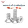 M1.2M1.4-M12 Aço Inoxidável 304 Parafuso de Cabeça Escareada Phillips KMGB819 Parafuso Grande de Cabeça Chata