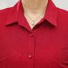 Camisa solta de sete pontos para primavera e verão de mulheres de meia-idade e idosas 2023 nova camisa pequena para mãe de 60 anos camisa estilo ocidental geração cabelo