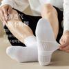 Meias Masculinas Meia-Perna Descartáveis Primavera e Outono Meias de Verão Meias Masculinas Deodorantes Preto e Branco Meias Esportivas Finas