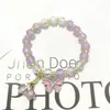 Sin Tabúes DIY Pulsera China de Flores Mariposas con Cuentas para Mujer con Buen Aspecto Pulsera Estilo Ins Regalo para Mejor Amiga Pulsera