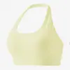 Top Deportivo Halter de Nuevo Estilo con Copa Fija Integrada, Camisola sin Costuras con Copa de Gota de Agua, Sujetador Deportivo a Prueba de Impactos para Mujer