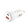 Carregador de carro pd30w cross-border qc3.0 carregamento rápido 18w multiporta um em dois carregador de carro tipo c usb carregador de telefone celular