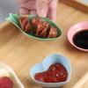 Plato para mojar con paja de trigo, plato para condimentos de olla caliente japonesa, plato para condimentos, plato pequeño para barbacoa, plato para vinagre, plato para salsa, vajilla