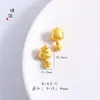 Tienda de joyería pulsera de la suerte con amuleto del zodiaco oveja enchapada en oro con hilo rojo para el año de nacimiento de mujer