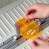 Etiqueta de Equipaje Fluorescente Viaje Regreso a Clases Equipaje Creativo Anti-Pérdida Etiqueta Adhesiva para Check-In de Avión Accesorios Fabricante