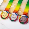 Medalla de Cristal Competición de Maratón Campeón Infantil Medalla de Oro Honor Estudiante Placa Metálica