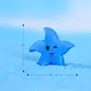 Pinza de pelo de estrella de mar de resina decoración para pegar en el teléfono móvil regalo museo del mar acuario micro paisajismo Vista al mar adornos pequeños