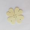 Lascas de madeira pequenas de madeira maciça de 3 mm Acessórios DIY feitos à mão Lascas de madeira crua Fundo de placa de madeira pintado à mão criativo Materiais decorativos para parede