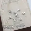 Accesorios Populares Dorados para Uñas con Temática de Mariposas, Ultra Brillantes, Lujo Ligero, Mariposa de Diamantes Rosas Girly, Decoraciones para Uñas en Forma de Corazón