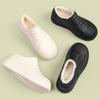 Botas de Moda para Mujer Botas de Lluvia Botas de Lluvia de Algodón Tubo Corto Impermeables Antideslizantes Resistentes al Desgaste Zapatos para Agua Interior Exterior Cocina Trabajo Zapatos de Goma