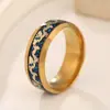 Acero de Titanio para Hombre de Gama Alta Venta Caliente Transfronteriza Anillo Retro Dragón Chino Joyería de Acero Inoxidable Dragón Chino Joyería de Mano Venta al por Mayor