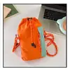 Bolso de Hombro con Cordón Estilo Japonés de Colorido Bloqueado 2025, Bolso Cruzado Ligero y Sencillo con Cordón, Tendencia de Nicho Moderno y Versátil