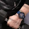 Reloj de pulsera MEGIR para hombre, nuevo, con correa de silicona, multifuncional, creativo, de moda, deportivo, venta al por mayor