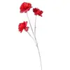 [3 Peonías Pequeñas] Flores Artificiales Simuladas, Adornos Florales para Decoración de Bodas, Materiales de Flores Individuales, Accesorios Populares para Fotos