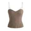 Comercio Exterior al por Mayor Verano 2026 Moda Callejera Europea y Americana Casual Ajustado Top Tubo Fruncido en la Cintura para Mujer C27767