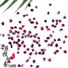 Adornos de grava de granate rojo natural para acuario, decoración de bonsái para peces, arte de uñas, fragmentos de gemas hechos a mano, ciencia popular para niños