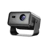 Projetor R200 Transfronteiriço com Foco Elétrico, Android HD 720P, Correção Automática de Keystone, Rotação de 360 Graus Deg PTZ Projeção em Rede