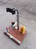 Herramienta para Tejer Cuerda de Madera Maciza Banco de Trabajo Hecho a Mano Soporte de Fijación Bastidor Hecho a Mano para Tejer Cuerda de Collar Trabajador de Tejido Multifuncional