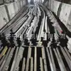 Aparelhos de mudança de via para mineração, aparelhos de mudança de via de ponto único de bitola estreita, modelo ZDK90, feitos de aço Q235, fáceis de operar, portáteis e duráveis