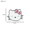 Broche de Metal Sanrio Desenho Animado Fofo Kurome Cinnamon Dog Melody Cabeça Grande Acessórios para Roupas e Bolsas