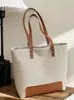 Bolso de lona de gran capacidad para mujer, nuevo y moderno bolso tote de moda casual de otoño 2026 para la escuela y el trabajo, bolso de hombro