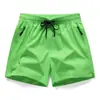 Shorts Masculino, Comprimento Três Quartos, Estilo Verão Fino, Modelagem Solta, Cintura Elástica, Esportes de Corrida Casual Praia Secagem Rápida Tecido de Seda Gelada
