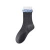 Calcetines holgados estilo ballet sin costuras para mujer al por mayor, calcetines de algodón para primavera y otoño con bordes rizados, calcetines blancos de media pantorrilla