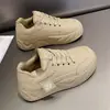 Tênis Preto Chunky Dad para Mulheres 2026 Esportivo Casual Plataforma Mocassins Versátil Que Aumenta a Altura Tênis Modelo Novo de Primavera