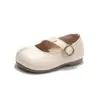 Nuevos Zapatos Infantiles de Otoño 2026 para Niñas Pequeñas, Elegantes Zapatos de Princesa Retro, Versátiles Zapatos Individuales de Cuero para Niñas Estilo Coreano