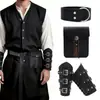 Cinturón Medieval Vikingo Transfronterizo Bolso de Cintura para Exteriores Pulsera Retro Botella Mágica de Halloween Accesorios de Cosplay