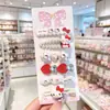 Pinzas para el Cabello de Niña Lindas Hello Kitty Pinzas para el Flequillo de Niña Pinzas para el Cabello de Niña Que No Dañan el Cabello Pinzas BB Accesorios para el Cabello de Bebé de Dibujos Animados