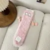 Meias de Pelúcia Fofas para Mulheres no Outono e Inverno, Quentes e Aveludadas Engrossadas Estilo Casal Casa Chão Dormir Meias Sem Salto