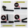 Manguera de rociador de agua para limpiaparabrisas de coche Manguera de rociador de agua para limpieza de vidrio DIY Manguera de lavaparabrisas Manguera 4*7 negra