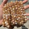 Ventas Directas de Fábrica Cuentas de Cristal Amarillo Tipo Torre de 10 mm Cuentas Redondas de Cristal Natural Cuentas de Citrino Accesorios Semi-Terminados para Bricolaje