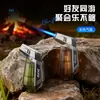 Encendedor de Plástico a Prueba de Viento para el Hogar Encendedor Inflable Personalizado Pistola de Soplete Pequeña Pistola de Soldadura Encendedor de Gas Directo Set para Fumar
