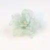 10cm Flor de Organza Acessórios DIY Tecido Borda Queimada Flor Tridimensional Feita à Mão Acessórios para Headwear Acessórios para Roupas Atacado