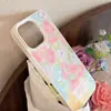 Funda Dorada con Flor para iPhone 17, Adecuada para Apple 15, Estilo Fresco para 14, Aplicable a 16 Pro Max, Sensación de Alta Gama para 12/13