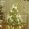 Árbol de Navidad Nuevo Verde Pe Escritorio Pequeños Adornos Festivo Navidad Regalo de Gama Alta Escena Decoración Navideña