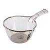 Cuchara de Agua para el Hogar, Cucharón de Plástico Engrosado y Profundizado con Mango Largo, para Sacar Agua, Lavar el Cabello, Regar Flores, Irrompible, Resistente a Caídas, No Apto para Alimentos