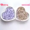 Novas Miçangas de Vidro que Mudam de Cor com Luz UV da Moda para Transmissão ao Vivo, Pulseiras de Miçangas Artesanais DIY, Miçangas Soltas, Materiais no Atacado