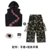 Conjunto de Pantalones Camuflados Modernos para Street Dance Infantil Hip-Hop Niños y Niñas Atuendo de Baile de Verano Ropa de Hip-Hop para Actuación Infantil