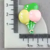 Accesorios de Resina Accesorios de Pegamento Blanco Almohadilla de Tinta Globo Aerostático DIY Globo para Mano y Pie Funda para Teléfono Móvil Tocados Accesorios para el Cabello