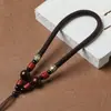 Cuerda de Asa Tejida a Mano, Correa de Tirachinas de Jade, Adorno de Mano, Cuerda para Colgar en Coche de Bodhi, Mayoreo