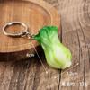 Modelo de fruta em miniatura de simulação de PVC morango laranja chaveiro pingente de bolsa brinquedo de casa de brincar de comida em miniatura