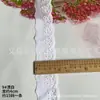 Algodón de punto de fábrica encaje de algodón bordado calado de agujeros encaje hueco código de barras dobladillo de ropa para niños accesorios de ropa