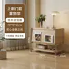 Gabinete de revista de estilo madera con puerta abatible, Estante de almacenamiento estilo japonés, Librero, Gabinete con cajones, Gabinete lateral para sala de estar, Almacenamiento para entrada, Gabinete de almacenamiento nórdico