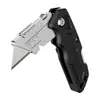 Cuchillo de Arte de Aleación de Alta Resistencia Cuchillo Mecánico Plegable para Papel Tapiz Pelacables Manual Desempacador Cortador de Papel Cuchillo de Arte