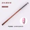 Set de Pinceles para Manicura Degradado con Pincel de Hilo de Cristal, Pincel de Barrido Pintado, Herramienta de Bolígrafo Especial para Fototerapia de Salón de Uñas
